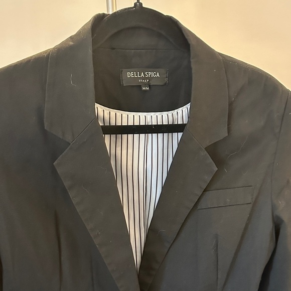 Women's Black Blazer Made in Italy - Picture 3 of 9